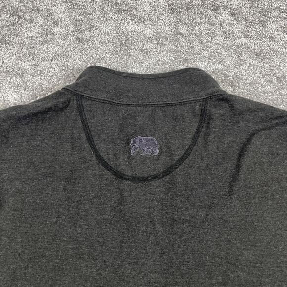 The Normal Brand 1/4 Zip Pullover Mens 3XL Sweater Soft Gray XXXL - Picture 8 of 13